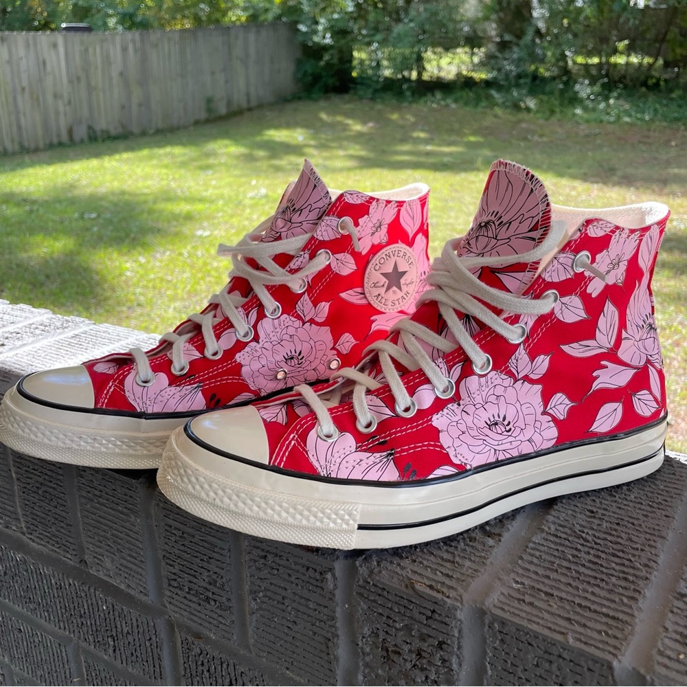 Converse Floral High Tops